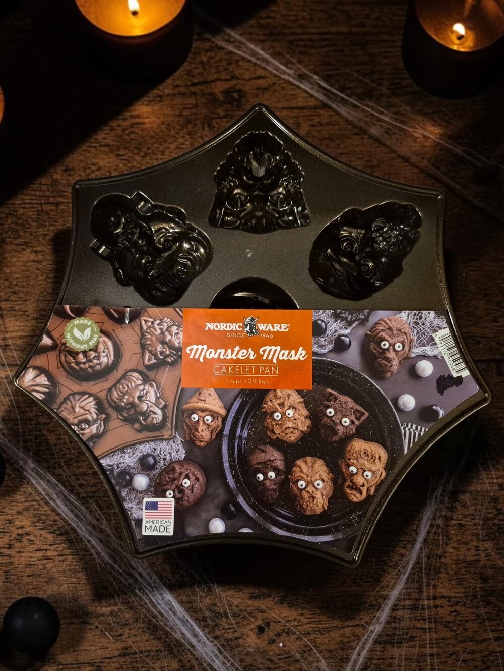 Nordic Ware Monster Mask Cakelet Pan